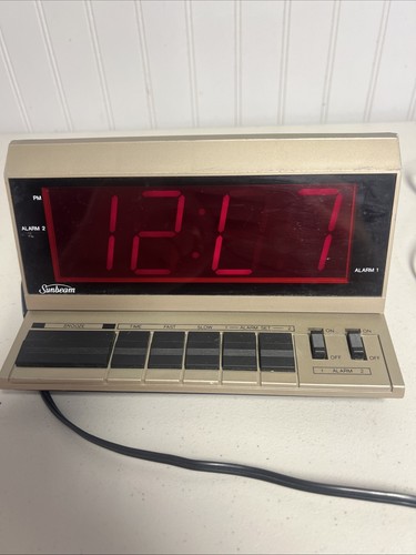 Sunbeam digital led alarm - sunbeam,